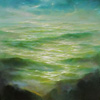 ..Solution - Water Color<br>Oil on Board<br>72 x 72 inches
